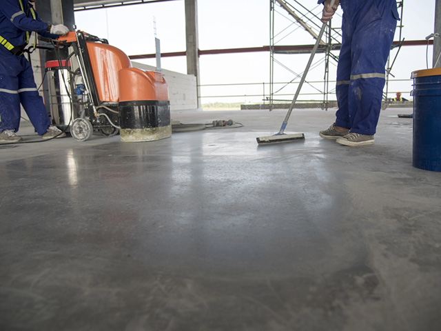 epoxy floor in warehouse factory japan construction site ,polishing stone concrete